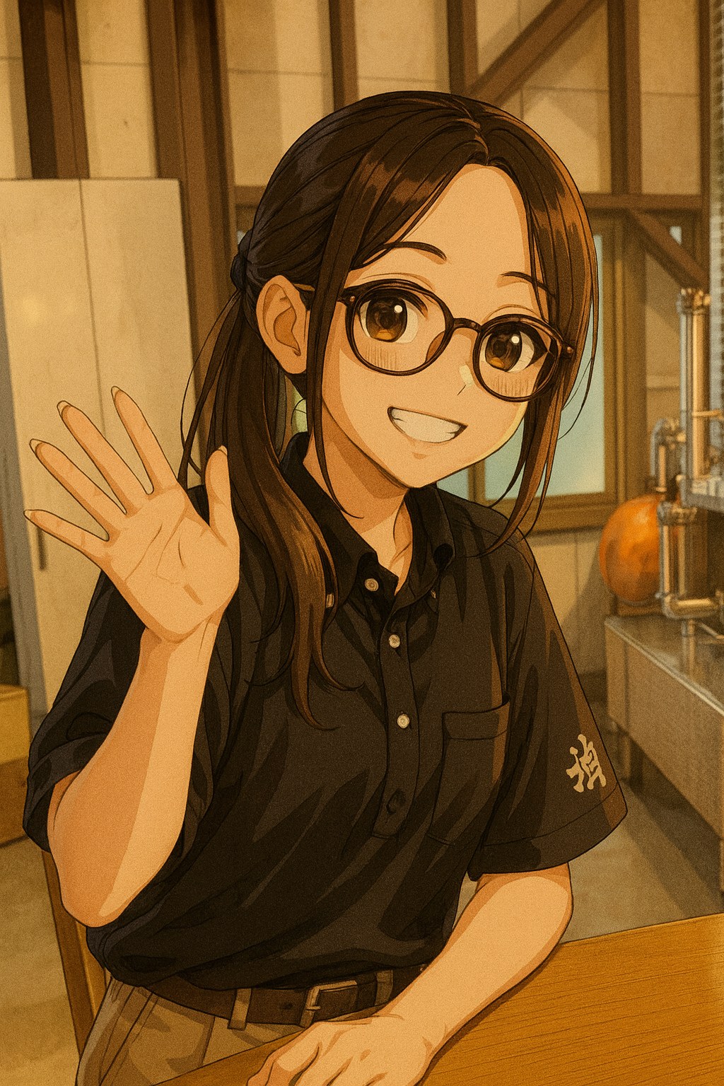 撮影のオフショットだよ〜！